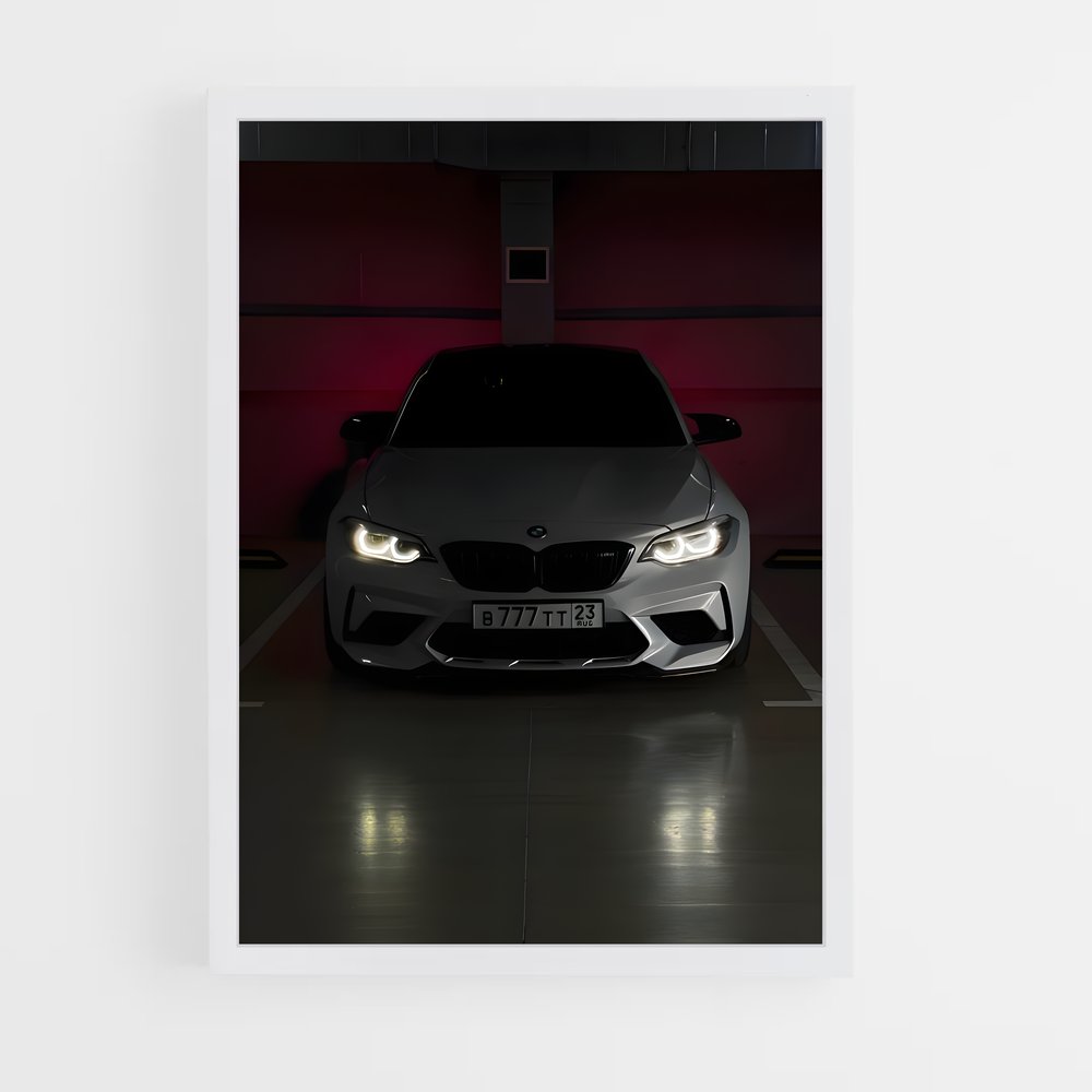 Poster Parking Privilégié – affiche BMW (vue 3)